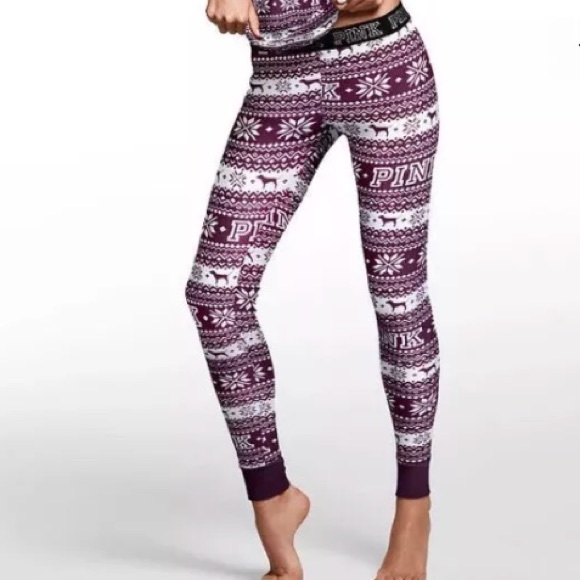PINK Victoria's Secret Pants - Vs Victoria's Secret pink thermal sleep legging XS